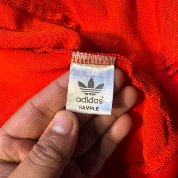 Adidas China Olympic Red Track Jacket with Yellow Stripes - Picture 2 of 3